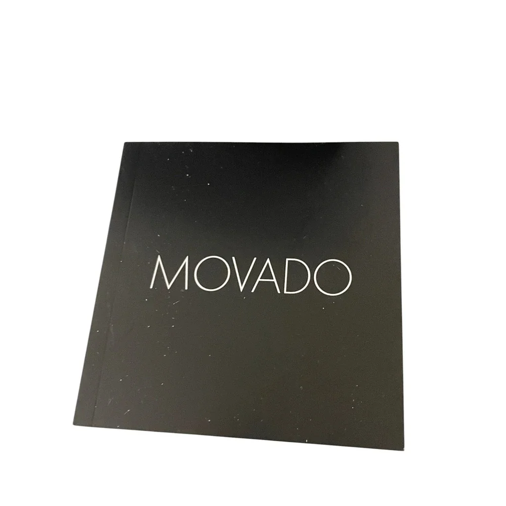 Movado Heritage Series Calendoplan Mens Watch Brown Leather Strap 40 mm 3650001